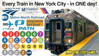 ALL TRAINS 2025 - LITERALLY!!! I ride them ALL!