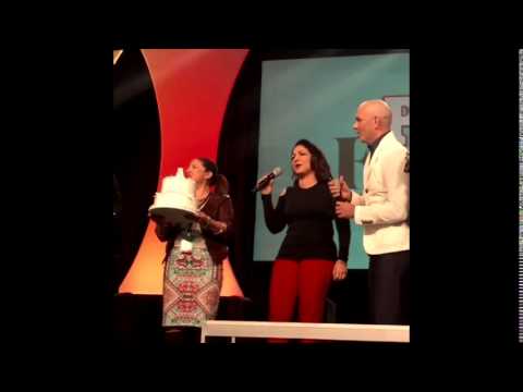 Pitbull Singing Happy Birthday with Gloria and Emilio Estefan