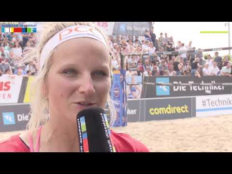 Silber für Hoja/Hüttermann bei Techniker Beach Tour in Düsseldorf