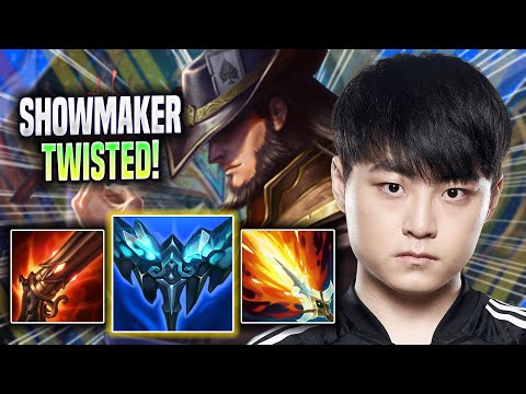 SHOWMAKER IS A BEAST WITH TWISTED FATE! - DK ShowMaker Plays Twisted Fate MID vs Akali!