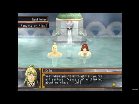 Suikoden 5 Walkthrough: Bath Scene: 17 Gavaya and Kyle