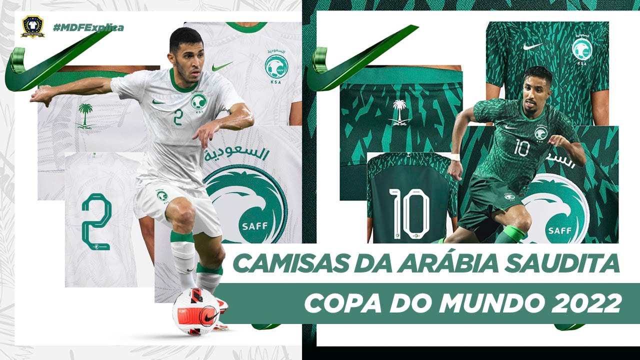 Camisas da ARÁBIA SAUDITA para a COPA DO MUNDO 2022 ????