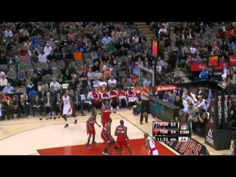 Terrence Ross hits a three against the Wizards