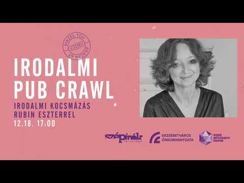 Irodalmi kocsmázás Rubin Eszterrel