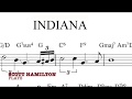 Scott Hamilton plays: Indiana (solo transcription)