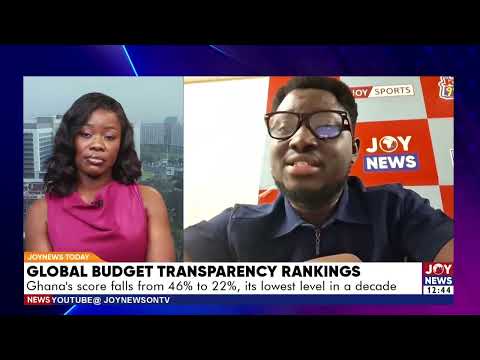 Global Budget Transparency Ranking: Ghana's score falls from 46% to 22%;  lowest level in a decade