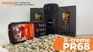 Sigma mobile X-treme PR68 Black-red - відео 1