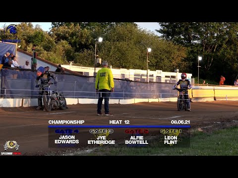 Heat 12 : Plymouth 'Gladiators' vs Berwick 'Bandits' : Championship : 08/06/2021