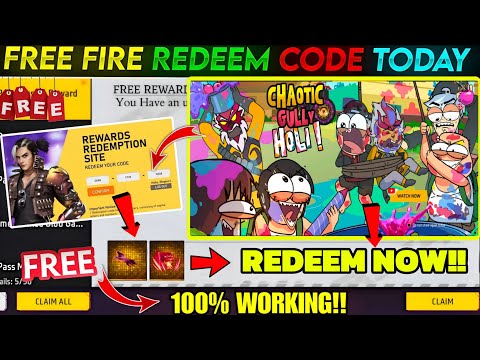 FREE FIRE REDEEM CODE TODAY 4 MARCH REDEEM CODE FREE FIRE | FF REDEEM CODE TODAY 4 MARCH