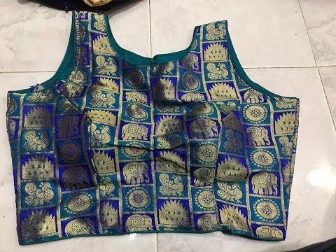 Raw silk readymade blouse designs