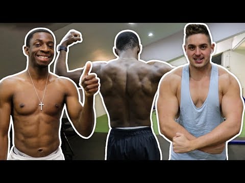 IN THE GYM W/ TBJZL & FINCH! (NEW PERSONAL BESTS!) ULTIMATE BODY TRANSFORMATION