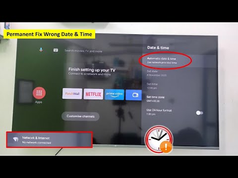 Smart TV Wrong Date and Time Permanent Fix
