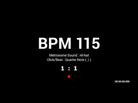 Metronome BPM 115 / Hi-hat