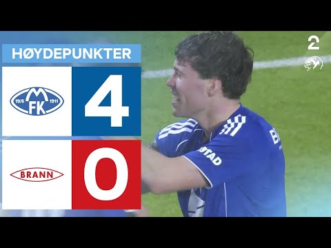 Molde 4 - 0 Brann - Høydepunkter