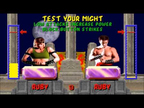 Mortal Kombat 1 (1992) - Test Your Might [all trials]