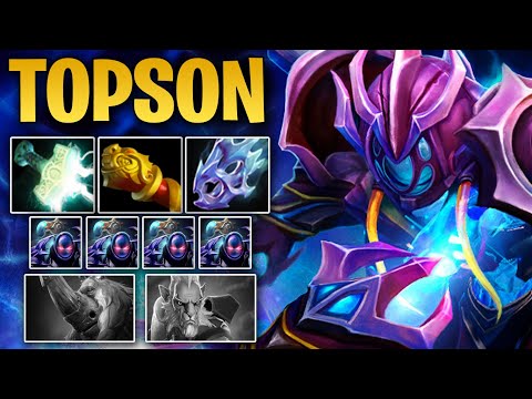 TOPSON Arc Warden 7.24 MID Fast Farm with NO Midas | Dota2 7.24 Full Game