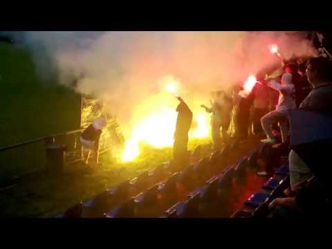 Drukarz-Radość 5-0 Oprawa meczowa oraz race - PIRO jest bezpieczne !!!