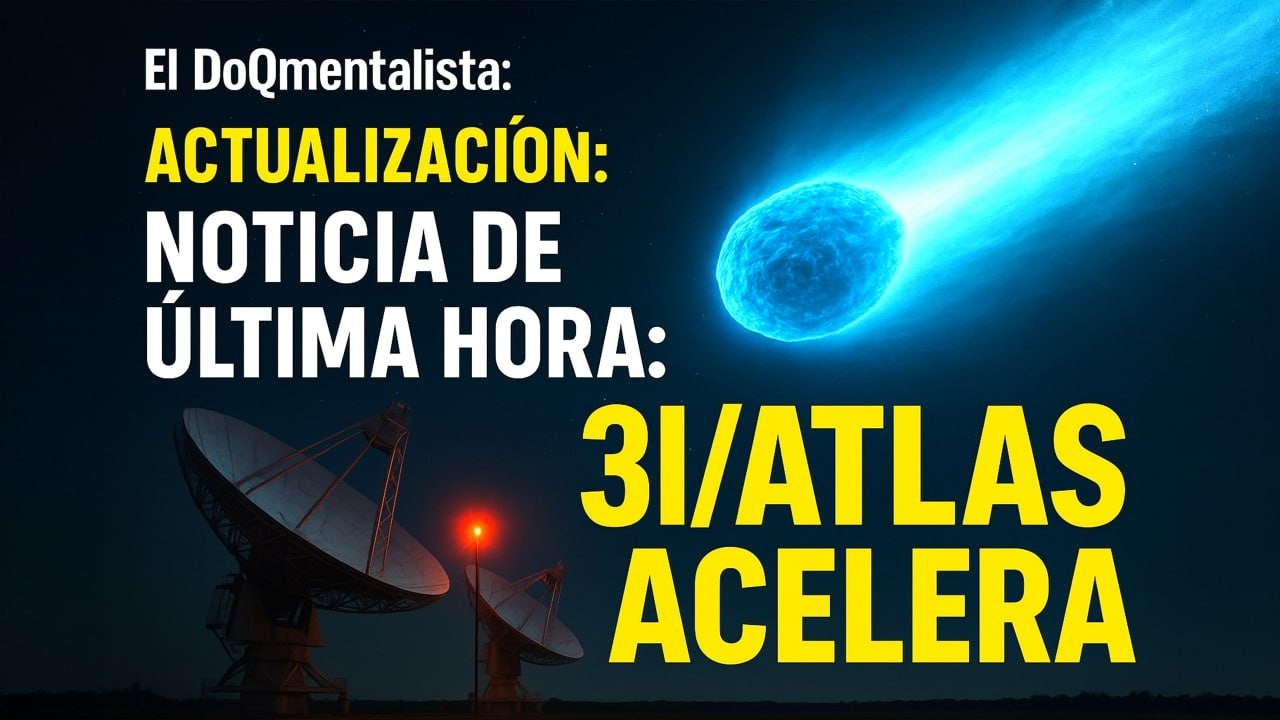 CAOS en la NASA: 3I/ATLAS ACELERÓ, cambió de color y modificó su trayectoria.