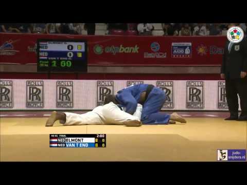 Judo 2014 Grand Slam Baku: Elmont (NED) - van t End (NED) [-90kg] final