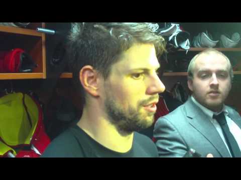 Carolina Hurricanes Nathan Gerbe after 4-3 SO win over Caps 9/30/15