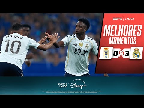 Gols e lances de Oviedo x Real Madrid