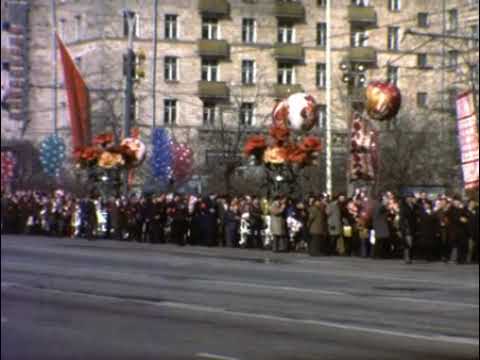 MAY DAY IN MOSCOW USSR, 1978