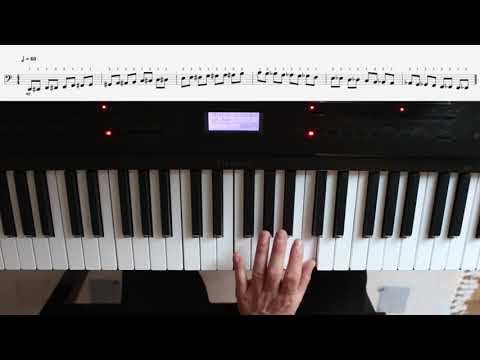 Mobiler Musikunterricht Regensburg - Chromatische Tonleiter am Klavier