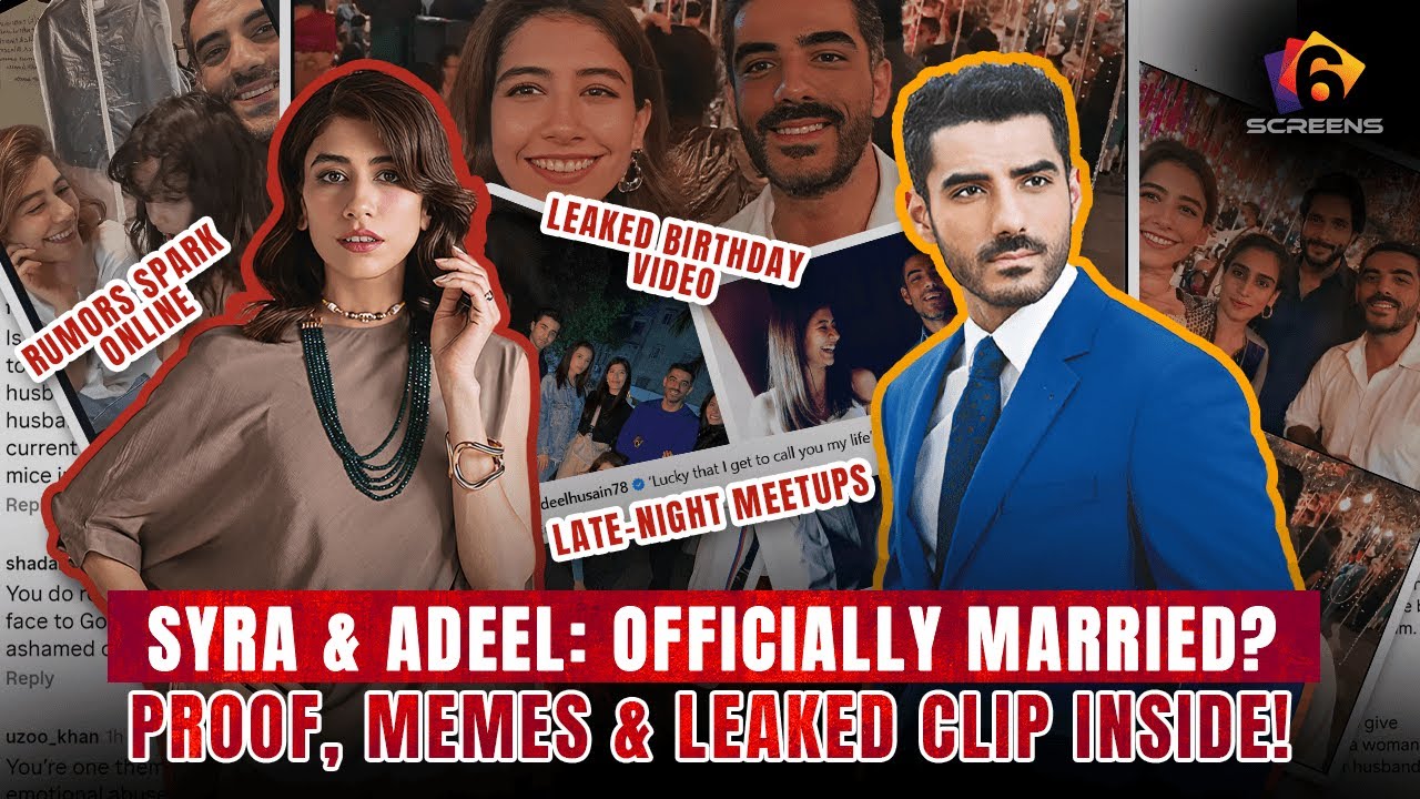 Syra Yousaf and Adeel Hussain's SECRET Romance Exposed!