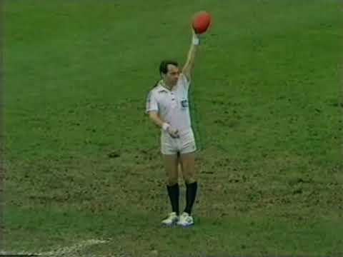 Terry Daniher Kicks the 1st Goal of the 1983 VFL Preliminary Final