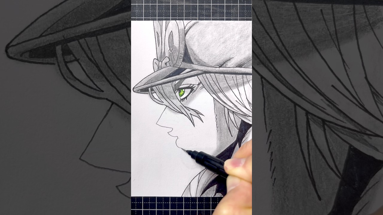 ディエゴ・ブランドーの横顔を描く！#steelballrun