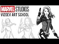 How to Draw Marvel Studios' Black Widow with Andy Park