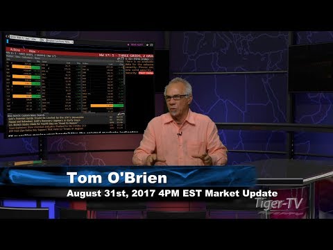 August 31st 4PM Stock Market Update by Tom O'Brien on TFNN