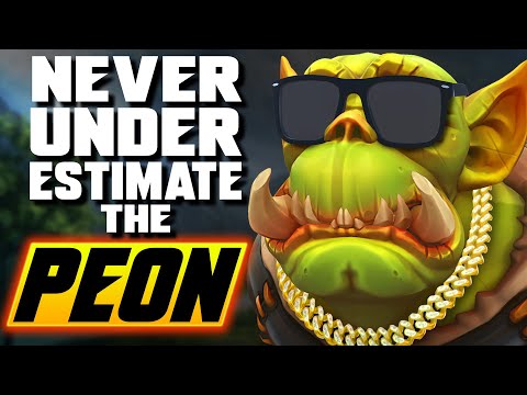 Never underestimate the power of Peons in large groups - WC3 - Grubby