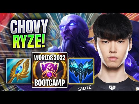 CHOVY DOMINATING WITH RYZE! - GEN Chovy Plays Ryze MID vs Sylas! | Bootcamp 2022