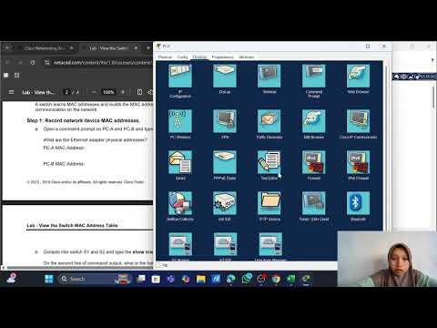 Cisco 7.3.7 Lab - View the Switch MAC Address Table