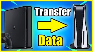 How to Transfer Data From PS4 to PS5 (Fast Tutorial!)(Games & Apps!)