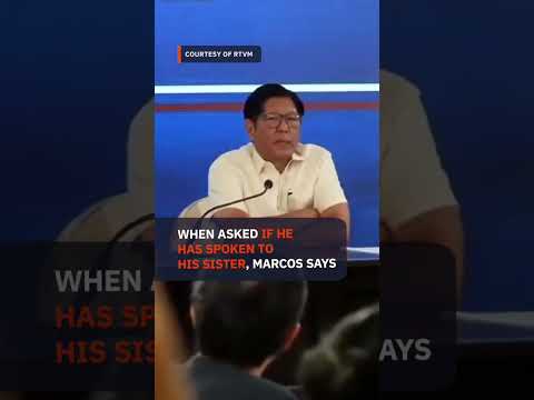 Marcos on Senator Imee’s drug use claims: That’s not my sister on TV