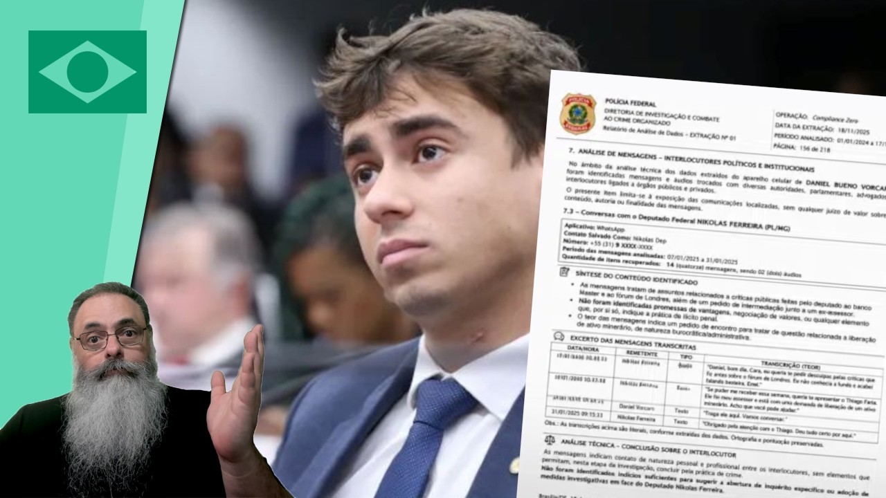 NIKOLAS pode PERDER o MANDATO e foi USADO para ELEGER EX-SECRETÁRIO do LULA