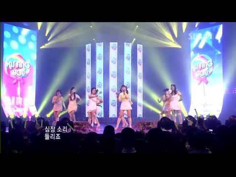 [080309] SNSD - Kissing You , Inkigayo