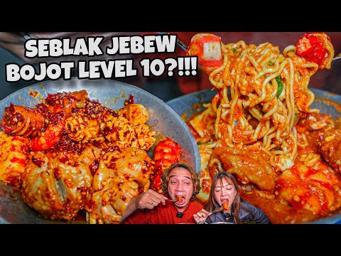 SADISTIC! MIE JEBEW GAPAKE NOODLES + SEBLAK DETAN LVL 10?!
