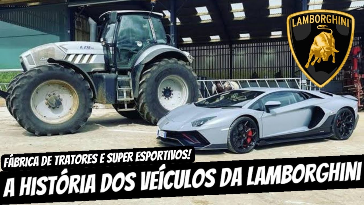 A história da LAMBORGHINI e seus incríveis veículos