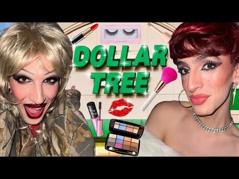 FULL FACE OF DOLLAR STORE MAKEUP!!! (GONE WRONG) W+ OLIVE UGLY