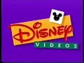 Disney Videos Children S Collection 1995 Promo