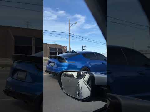 BADASS Kia Stinger GT turbo whistle 😮‍💨 #kia #gt #viral #fyp #cars