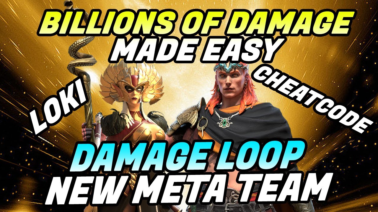 LOKI IS THE NEW META IN YANNICA HYDRA TEAMS! DAMAGE LOOP! RAID SHADOW LEGENDS