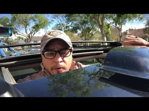 AVS Sunroof/Moonroof deflector installation