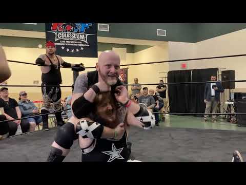 Pav Novak & Derek Wayne (w/ Eric Johnson) vs. Violent Love (Andrew Lovess & Edward James w/ Willy)