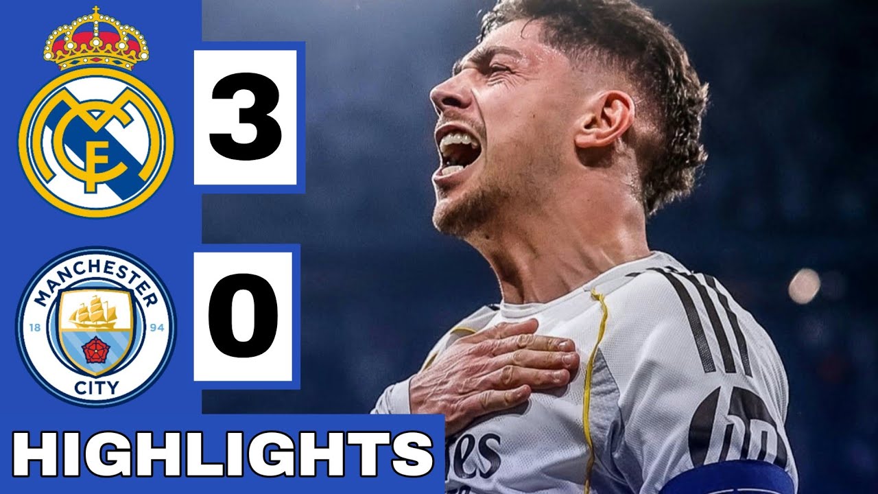 ⚪️Real Madrid vs Manchester City (3-0) Extended HIGHLIGHTS | UEFA Champions League Round 16