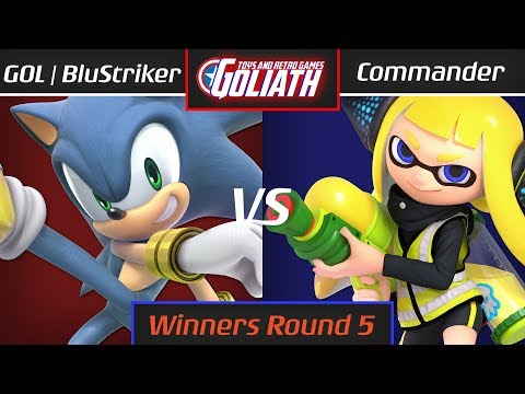 GOL | BluStriker (SONIC) vs Commander (INKLING) - Winners Round 5 - Goliath 23