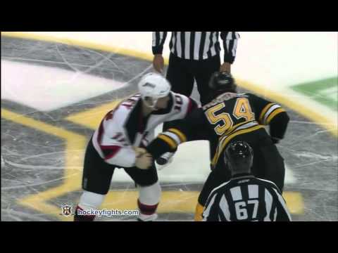 Rod Pelley vs Adam McQuaid Nov 15, 2010
